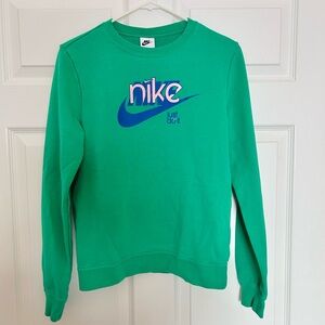 Nike Green Crewneck Sweatshirt